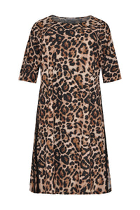 Dress wide LEOPARD - brown - #5