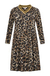 Dress LEO GRANDE v-neck - black - #4