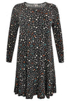 Dress frilled bottom STARLIGHT - black - #4