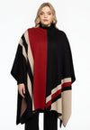 Poncho cardigan zip - black - #2
