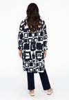 Tuniek met gesmokte details ABSTRACTTunic smock sleeve ABSTRACT - blue - #3
