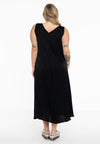 Dress swing SATIN - black - #3