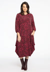 Dress Long Balloon RED LEO - red - #1