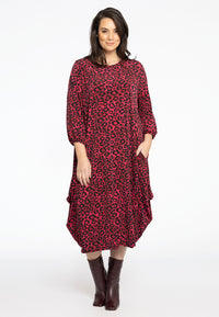 Dress Long Balloon RED LEO - red - #1