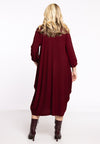 Dress Long Balloon DOLCE - dark red - #3