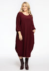 Dress Long Balloon DOLCE - dark red - #2