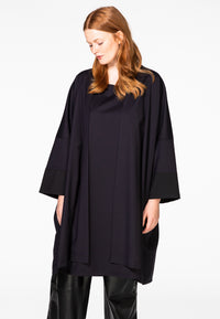 Kimono long colourblock cuff - blue - #2
