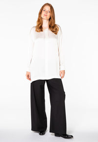 Blouse binding SILK - ecru - #1