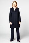Tunic v-neck INTERLOCK - blue - #1
