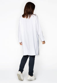 Shirt COTTON stretch tape - white - #3