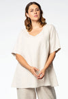 Tunic flare LINEN - ecru - #2