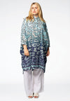Blouse wide long LUGO - blue - #1
