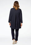 Blouse met splitten STRETCH KATOENShirt slits COTTON STRETCH - blue - #3