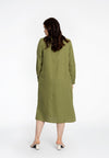 Blouse long LINEN - green - #3