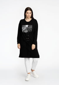 Sweater long VENICE - black - #2