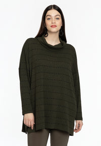 Pullover turtle neck TRICOT - green - #2