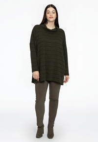 Pullover turtle neck TRICOT - green - #1
