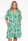 Tunic hoodie MYKONOS - green - #2