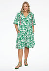Tunic hoodie MYKONOS - green - #1