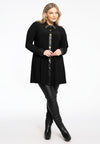 Blouse met studs dolce - Zwart
