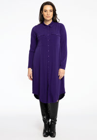 Dress buttoned DOLCE - purple - #1