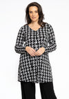 Tunic V-neck Pleat BETA - black - #2