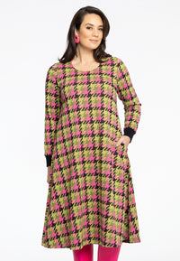 Dress zipper CHECK - green - #1