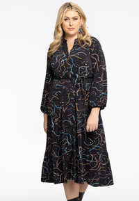 Dress Puff Sleeve BIJOU - black - #2