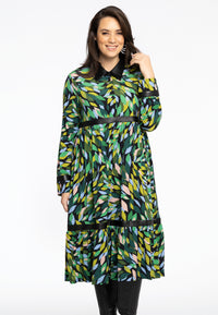 Dress ruffled ALLIE - green - #2