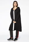 Dress knitted A-line - black - #1