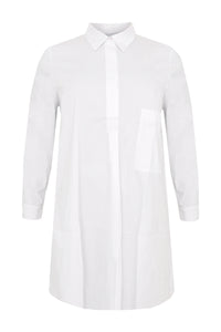 Blouse A-line - white - #4