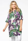 Tunic-blouse LEAVES - multi - #2