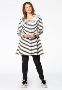 Tunic wide bottom Ciao BRETON - ecru - #1