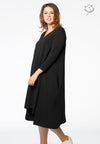 Dress pointy ORGANIC COTTON - black