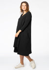Dress pointy ORGANIC COTTON - black