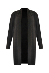 Cardigan scarf collar MELEE - grey - #3