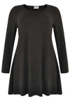 Tunic wide bottom MELEE - grey - #5