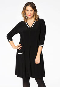 Tunic striped trim DOLCE - black - #2