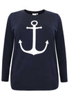 Sweater anchor - blue - #4