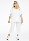 Tunic flare LINEN - white - #1