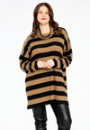 Pullover turtle neck STRIPE - black - #2
