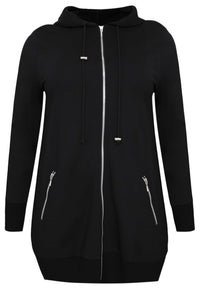 Hooded cardigan Laissez Faire - black - #4