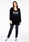 Tunic flare noir ORGANIC COTTON - black - #2