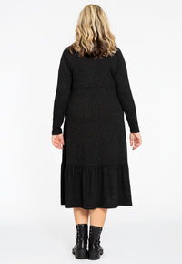 Dress with frill SILVER CRUSH - black - #3
