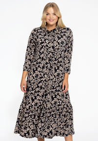 Dress with frill EMILY - black - #2