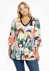 Tunic frilled sleeve GIRLS - multi - #2
