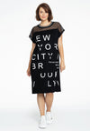 Dress mesh shoulders NYC - black - #1