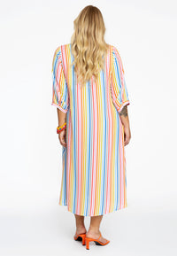 Blouse-dress RAINBOW - white - #3