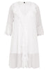 Cardi-blouse frilled VOILE - white  - #4