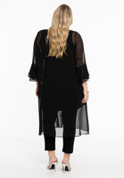 Cardi-blouse frilled VOILE - black - #3